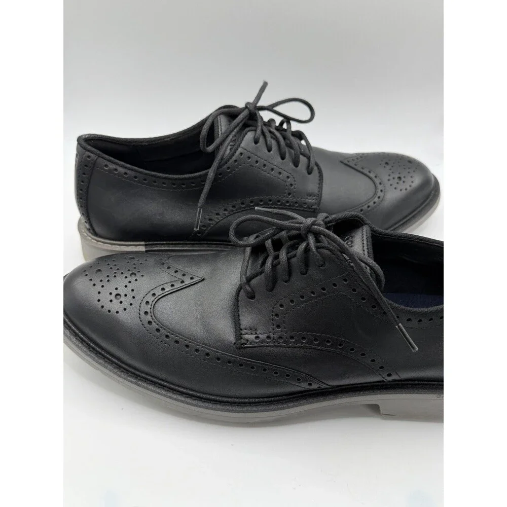 Cole Haan GrandSeries Wingtip Oxford Dress Shoes Men’s 9.5M Black Leather Brogue